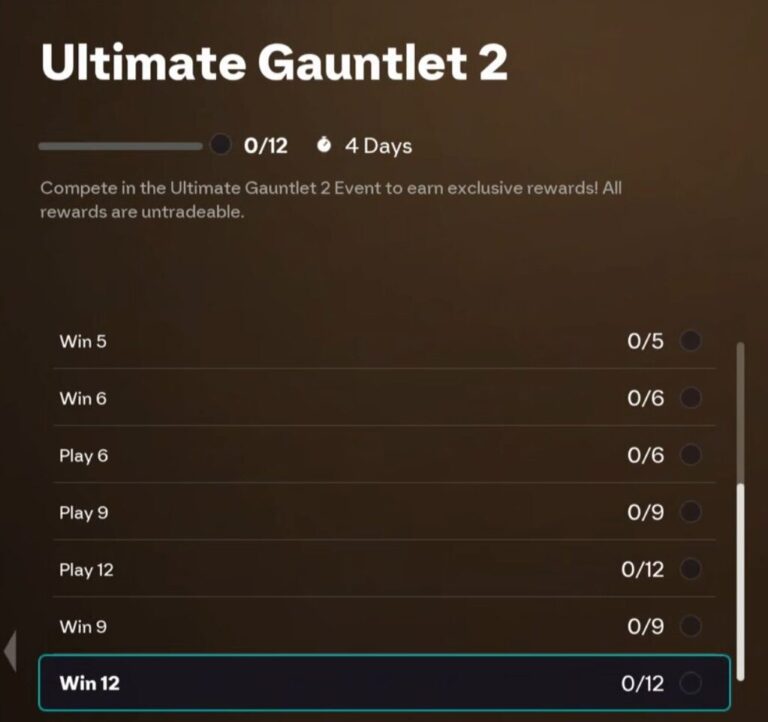 Ultimate Gauntlet 2 Full Completion Objective ✅